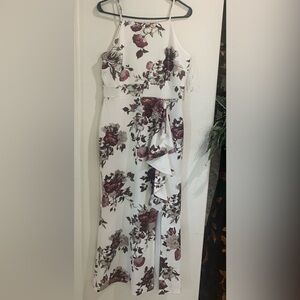 Spaghetti Strap Floral Dress